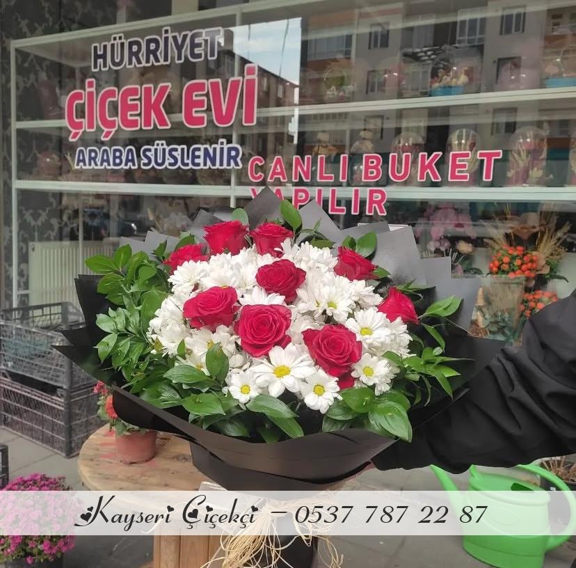 Papatya Gül Buketi